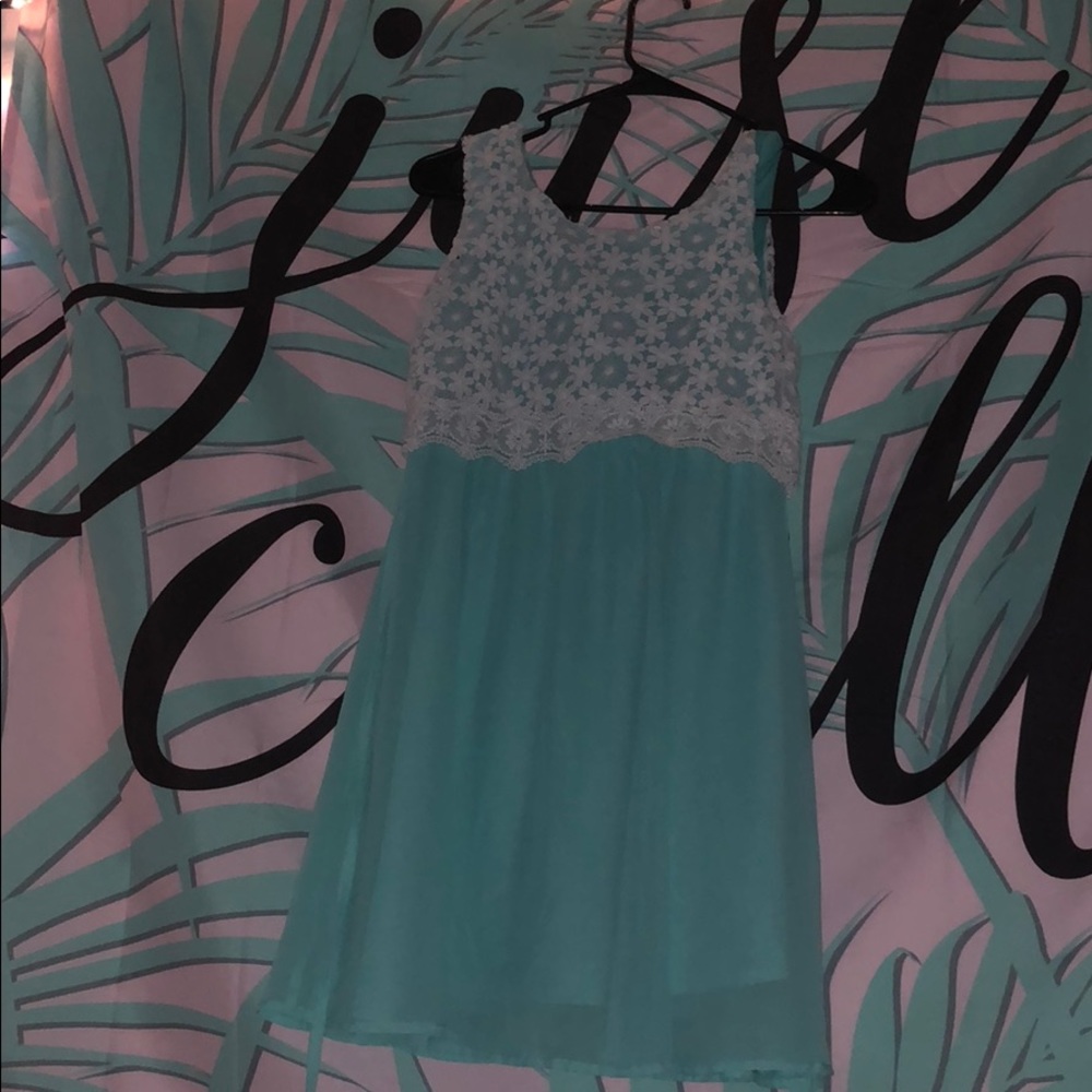 Teal dress